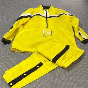 Vintage Yellow and Black Nike Tracksuit